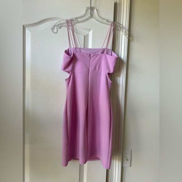 Blue Blush Lavender Dress with side openings - Picture 2 of 4